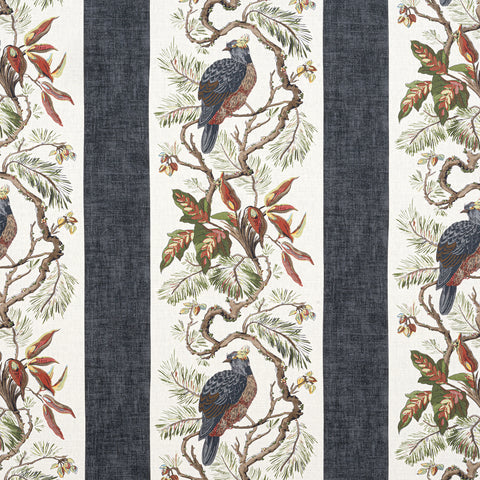 Williamson Black Fabric - F910858 - Thibaut Fabric