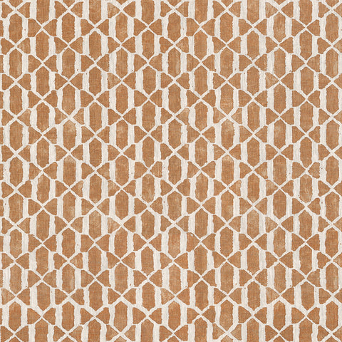 Vortex Ochre Fabric - F912034 - Thibaut Fabric