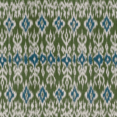 Atlas Ikat Wild Sage Fabric - F912052 - Thibaut Fabric