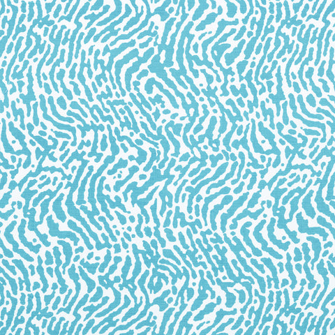 St. Croix Turquoise Fabric - F913153 - Thibaut Fabric