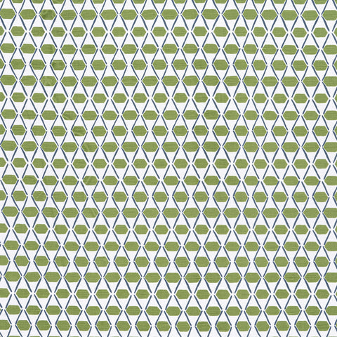 Denver Green and Blue Fabric - F914327 - Thibaut Fabric