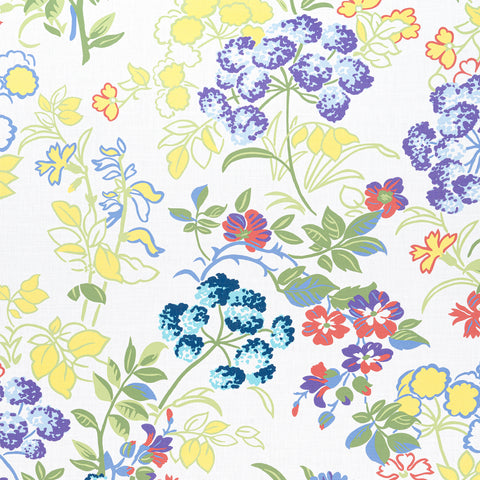 Spring Garden Brights Fabric - F914341 - Thibaut Fabric