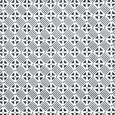 Plaza Black Fabric - F916220 - Thibaut Fabric