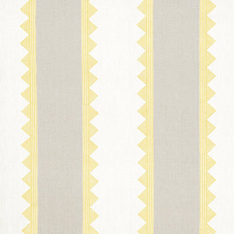 Kismet Stripe Yellow Fabric - F916230 - Thibaut Fabric