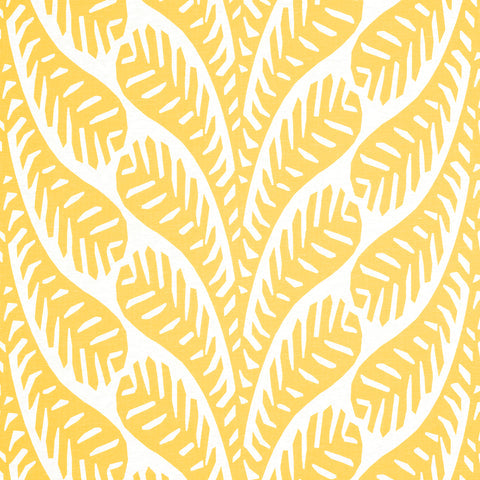 Ginger Yellow Fabric - F920828 - Thibaut Fabric
