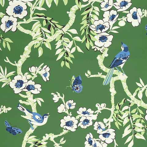 Yukio Green Fabric - F920841 - Thibaut Fabric