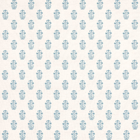 Corwin Slate on Natural Fabric - F936403 - Thibaut Fabric