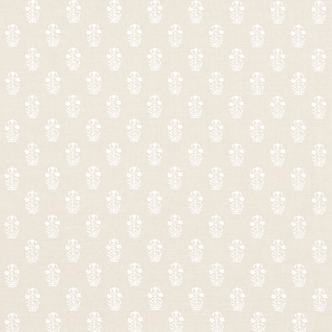 Corwin White on Natural Fabric - F936405 - Thibaut Fabric