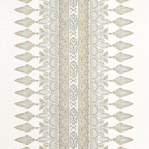 Akola Stripe Beige Fabric - F936410 - Thibaut Fabric