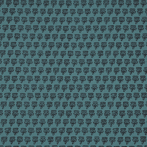 Mimi Teal Fabric - F936443 - Thibaut Fabric