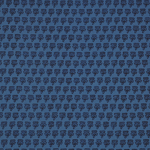 Mimi Navy Fabric - F936445 - Thibaut Fabric