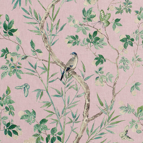 Claire Lavender Fabric - F942011 - Thibaut Fabric