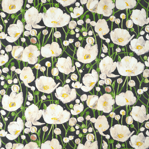 Tivoli Black Fabric - F945014 - Thibaut Fabric