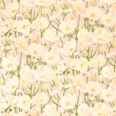 Tivoli Seashell Pink Fabric - F945015 - Thibaut Fabric