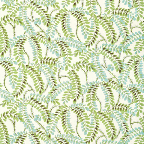 Augusta Sage Fabric - F945039 - Thibaut Fabric