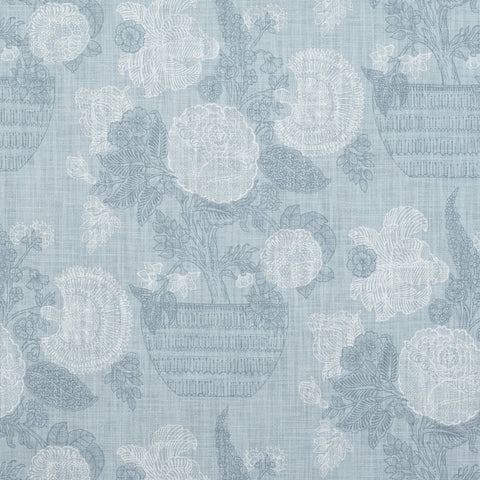 Tullamore Light Blue Fabric - F972591 - Thibaut Fabric