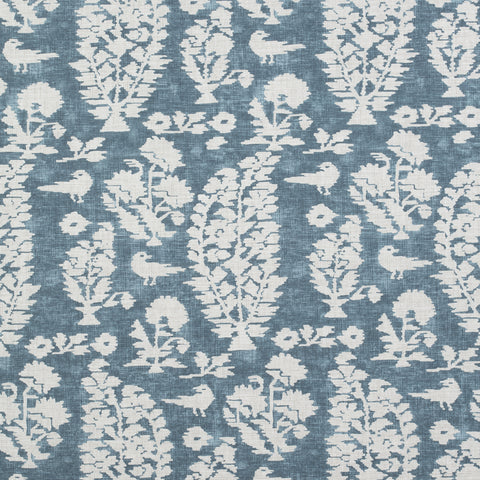 Allaire Slate Blue Fabric - F972594 - Thibaut Fabric