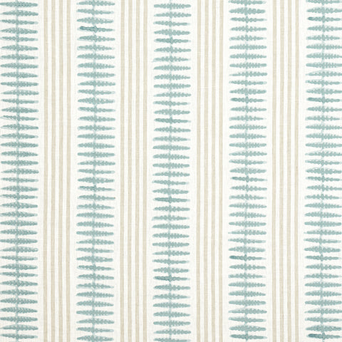 Indo Stripe Seaglass Fabric - F981315 - Thibaut Fabric