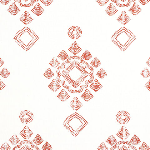 Province Medallion Sunbaked Fabric - F981324 - Thibaut Fabric
