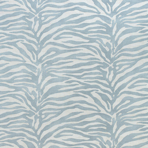 Serengeti Aqua Fabric - F985026 - Thibaut Fabric