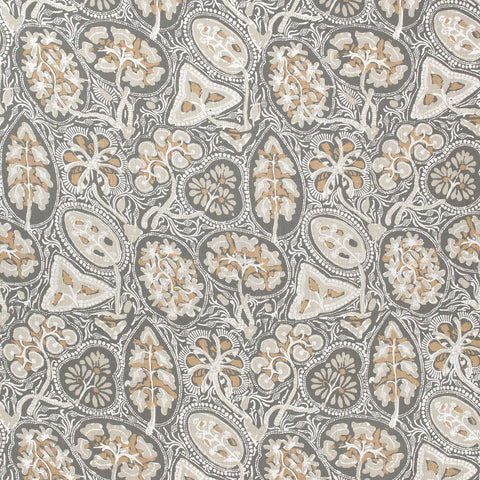 Cochin Grey Fabric - F988715 - Thibaut Fabric