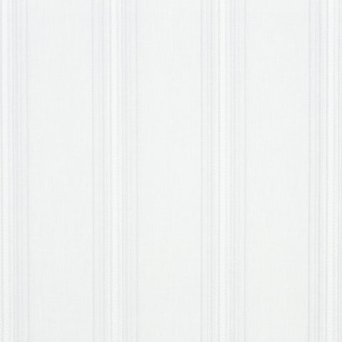Bromley Stripe Snow White Fabric - FWW7101 - Thibaut Fabric