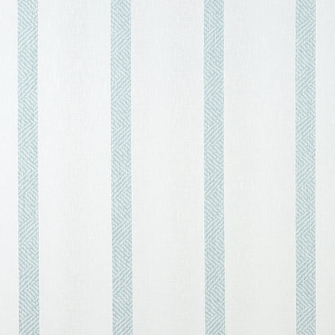 Cobble Hill Stripe Spa Blue Fabric - FWW7126 - Thibaut Fabric