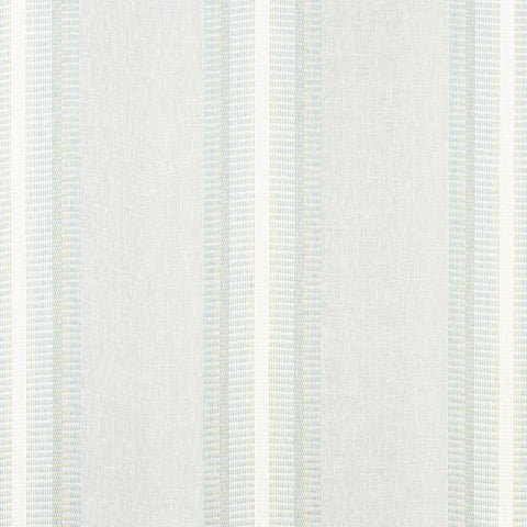 Brampton Stripe Spa Blue Fabric - FWW7165 - Thibaut Fabric