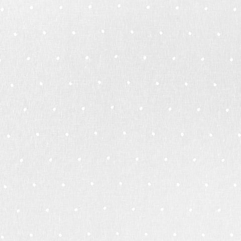 Dixie Embroidery Snow White Fabric - FWW7169 - Thibaut Fabric