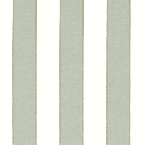 Intaglio Stripe Aloe Fabric - FWW81743 - Thibaut Fabric