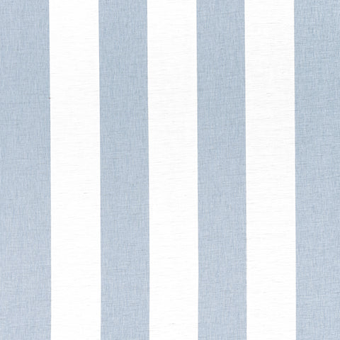 Newport Stripe Navy and White Fabric - FWW8210 - Thibaut Fabric