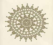 Home Couture - Jeanne Medallion - HC1310W-11OWP - Gold