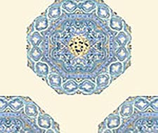 Home Couture - Medallion - HC1700W-01WP - Celeste Blue