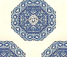 Home Couture - Medallion - HC1700W-08WP - Navy French Blue