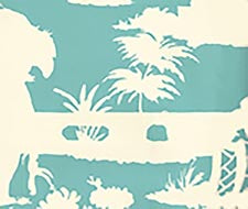 Quadrille - Paradise Background - 301980W - Turqoise