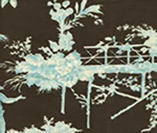 Quadrille - Paradise Garden - 301965W - Turquoise Brown