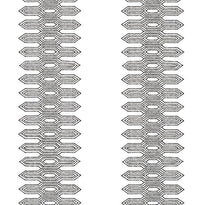 T20809 | Nola Stripe, Eden Black - Thibaut Wallpaper