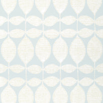 T41043 | Lola, Pearl on Soft Blue - Thibaut Wallpaper