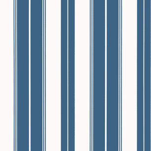 NORFOLK STRIPE - Navy - Thibaut - T44047 - STRIPES & CHECKS RESOURCE