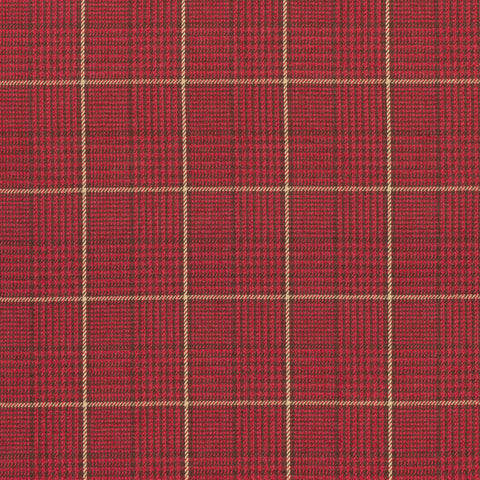 Grassmarket Check Red Fabric - W710204 - Thibaut Fabric