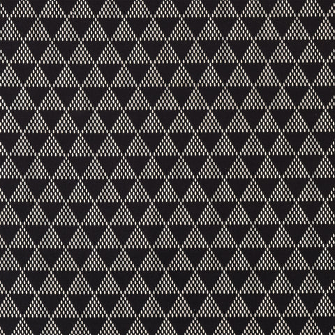 Ridge Weave Basalt Black Fabric - W712005 - Thibaut Fabric