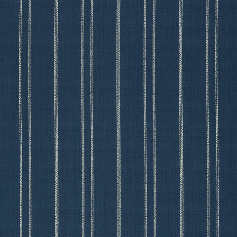 Nolan Stripe Blue Fabric - W73309 - Thibaut Fabric