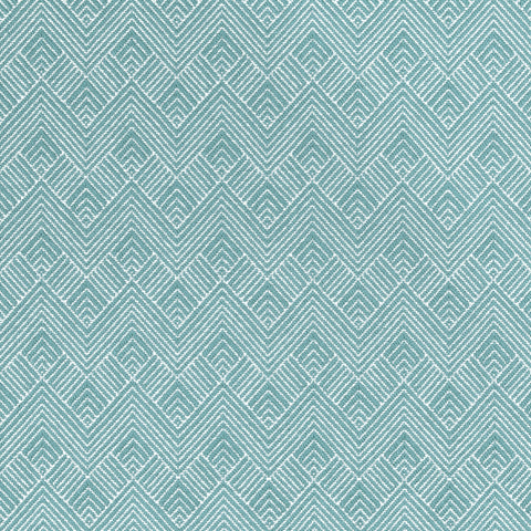 Maddox Aqua Fabric - W73331 - Thibaut Fabric