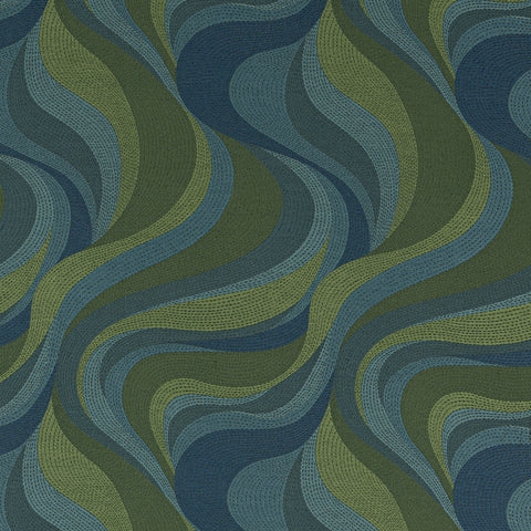 Passage Lagoon Fabric - W74200 - Thibaut Fabric