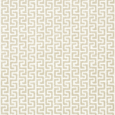 Merritt Flax Fabric - W74256 - Thibaut Fabric