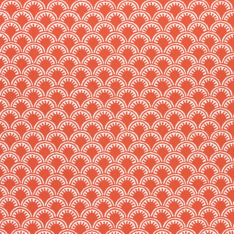 Maisie Coral Fabric - W74632 - Thibaut Fabric