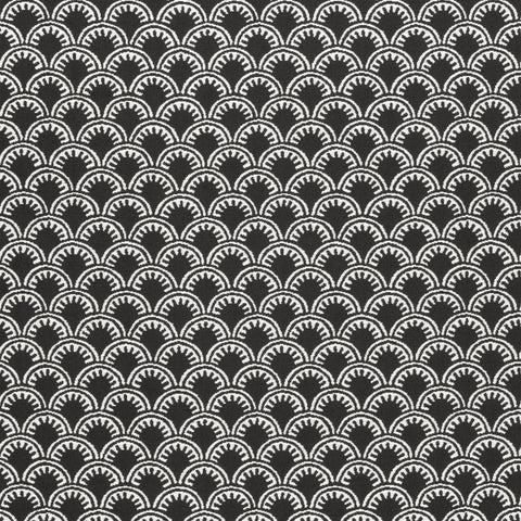 Maisie Black Fabric - W74646 - Thibaut Fabric