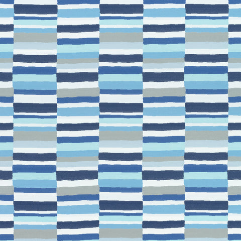 Carnivale All Blue Fabric - W74690 - Thibaut Fabric