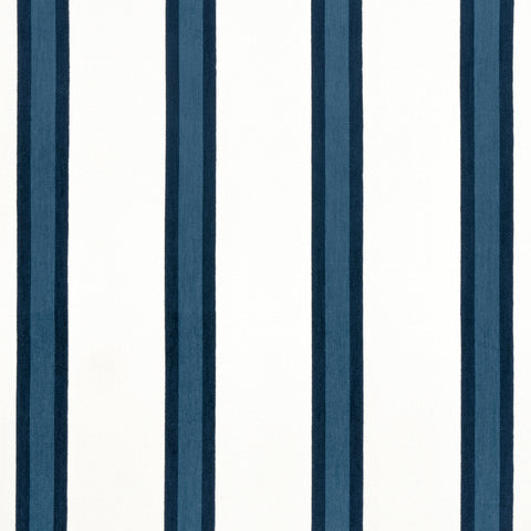 Abito Stripe Navy Fabric - W77142 - Thibaut Fabric