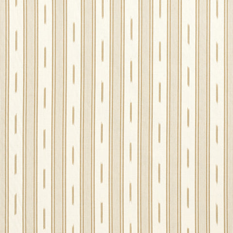 Odeshia Stripe Camel Fabric - W781306 - Thibaut Fabric